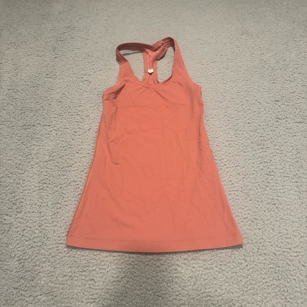 Lululemon Cool Racerback Tank Top Color Guava pink size 4